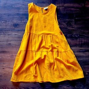 Yellow spring dress